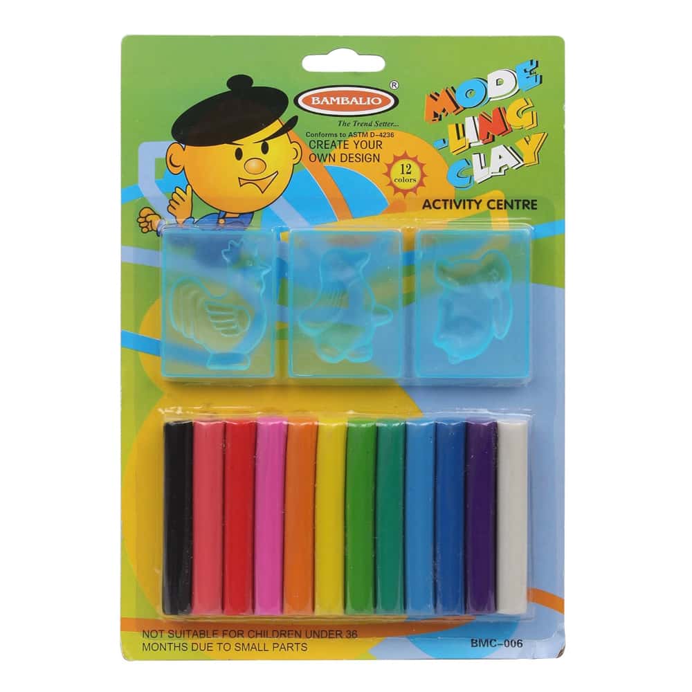 Bambalio Modeling Clay for Kids 06 in bulk from India — Ant Mascot