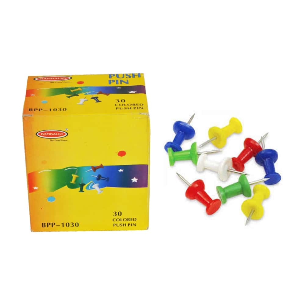 Bambalio Push Pins 30 Colour in bulk from India — Ant Mascot