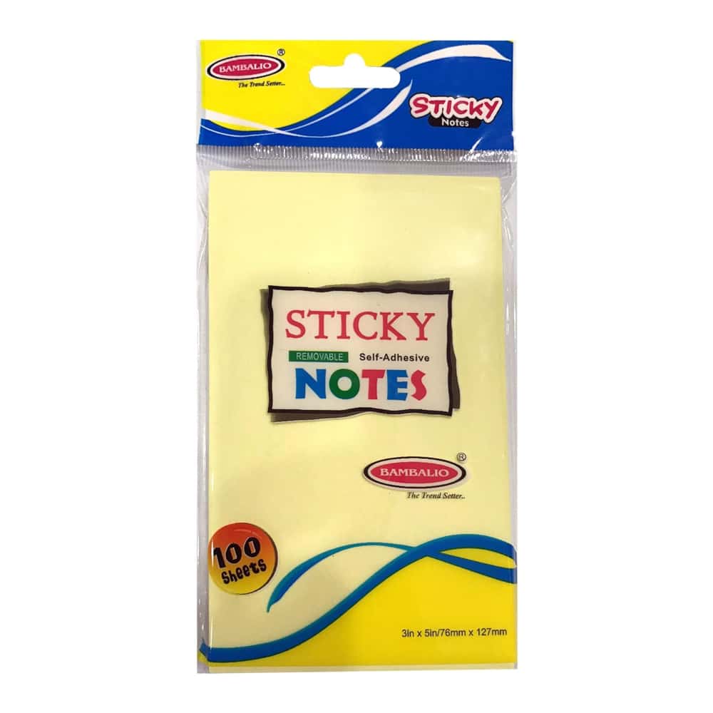 Bambalio 3'' x 5'' Self Adhesive Notes in bulk from India — Ant Mascot