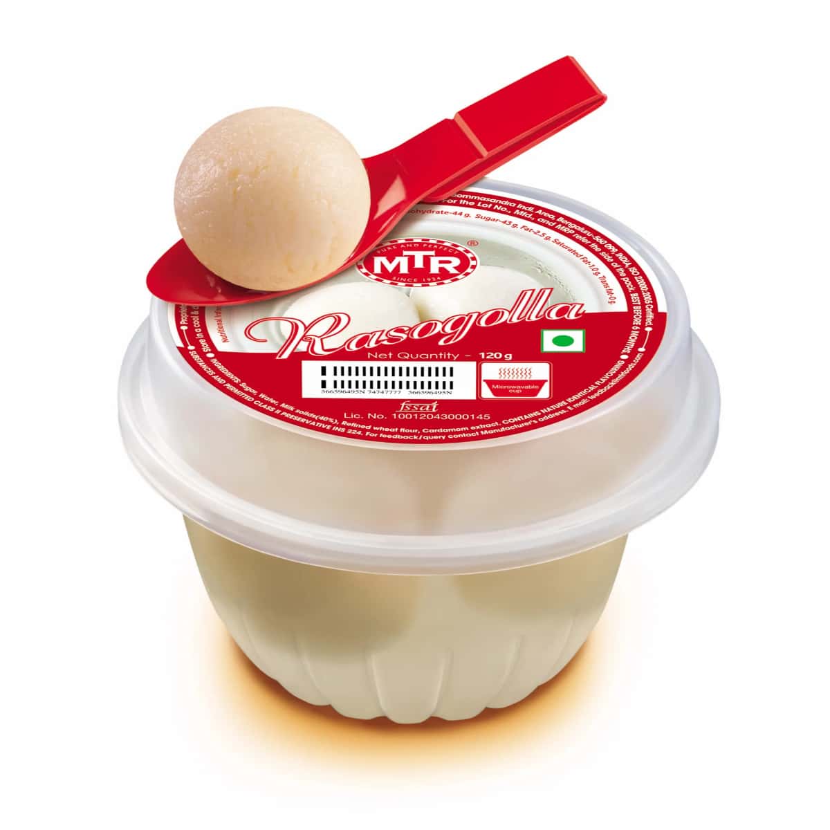MTR RTE Rasogolla Portion Pack 120g in bulk from India — Ant Mascot