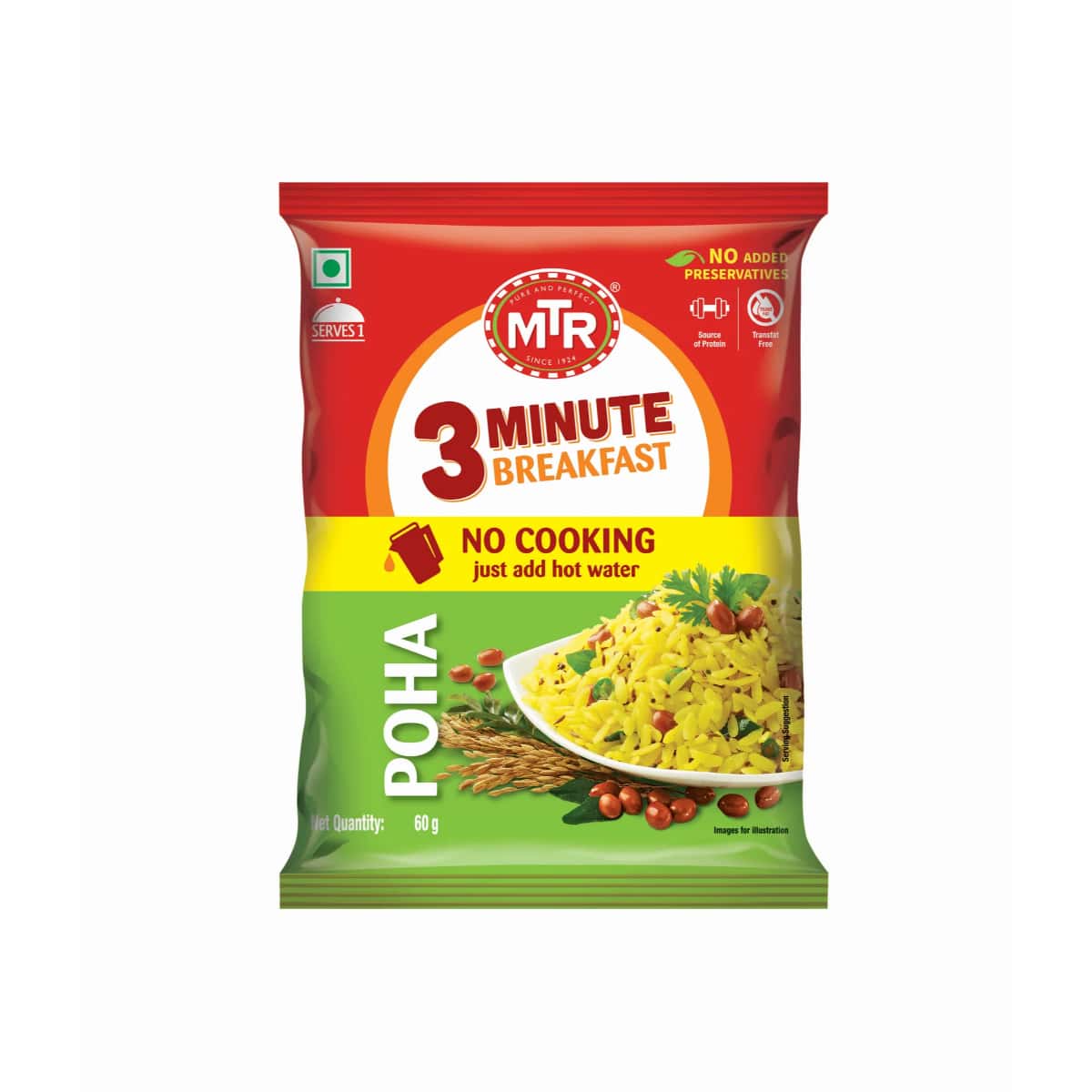 MTR Instant Regular Poha 60g in bulk from India — Ant Mascot
