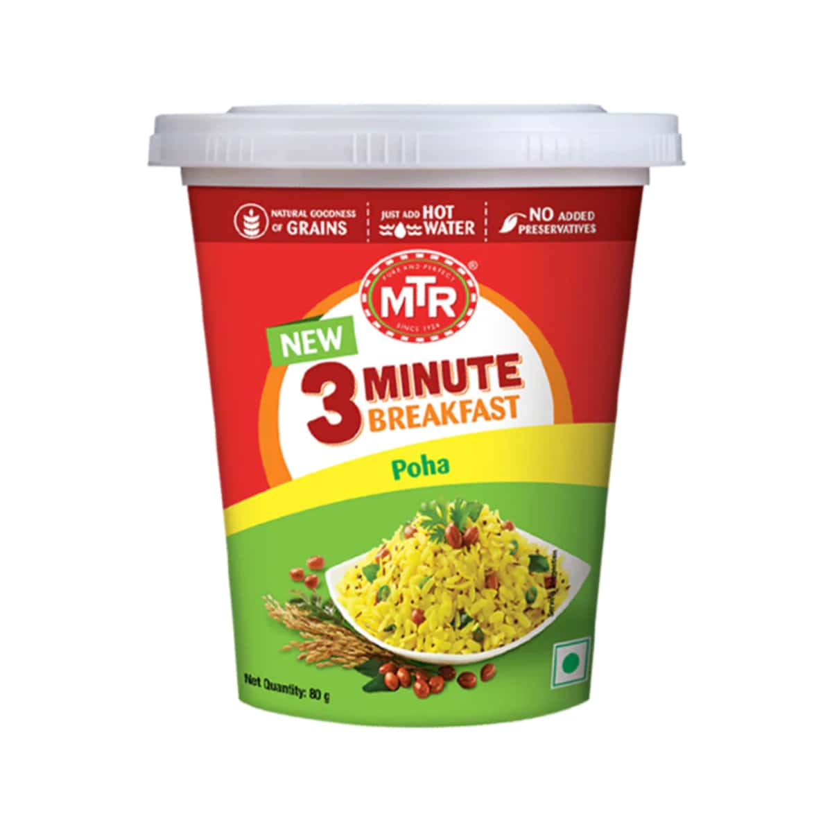 MTR Instant Regular Poha Cup 80g 3 Min in bulk from India — Ant Mascot