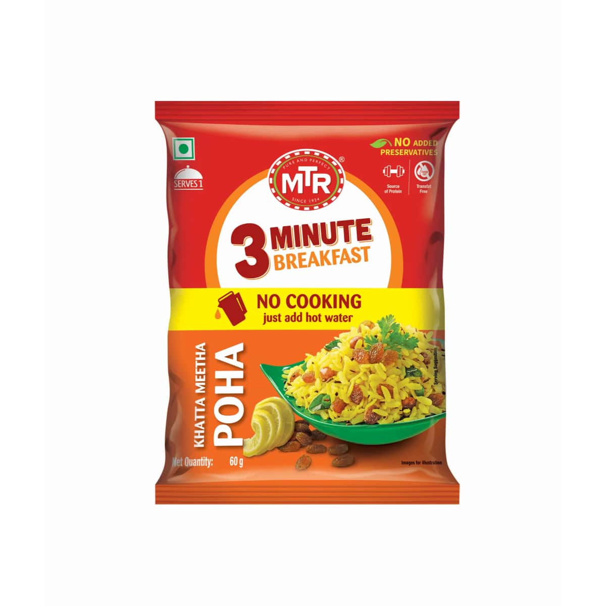 MTR Instant Khatta Meetha Poha 60g in bulk from India — Ant Mascot