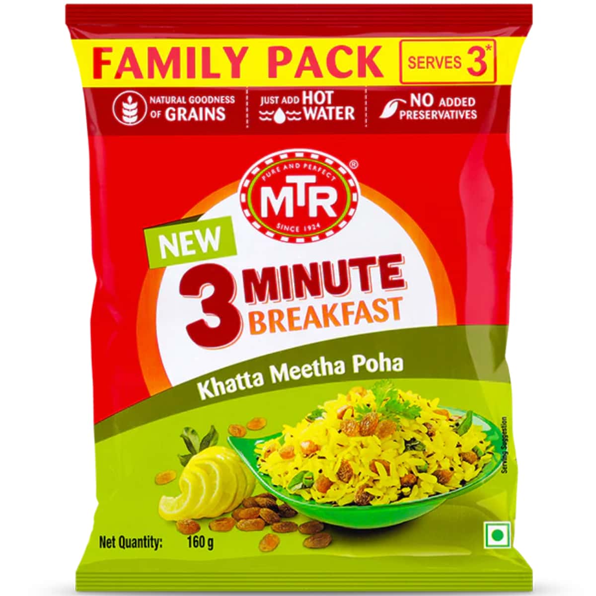 MTR Instant Khatta Meetha Poha 160g in bulk from India — Ant Mascot