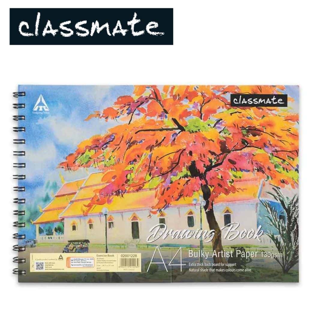 Classmate Spiral Drawing Book 40Pg (240X297mm) in bulk from India — Ant Mascot