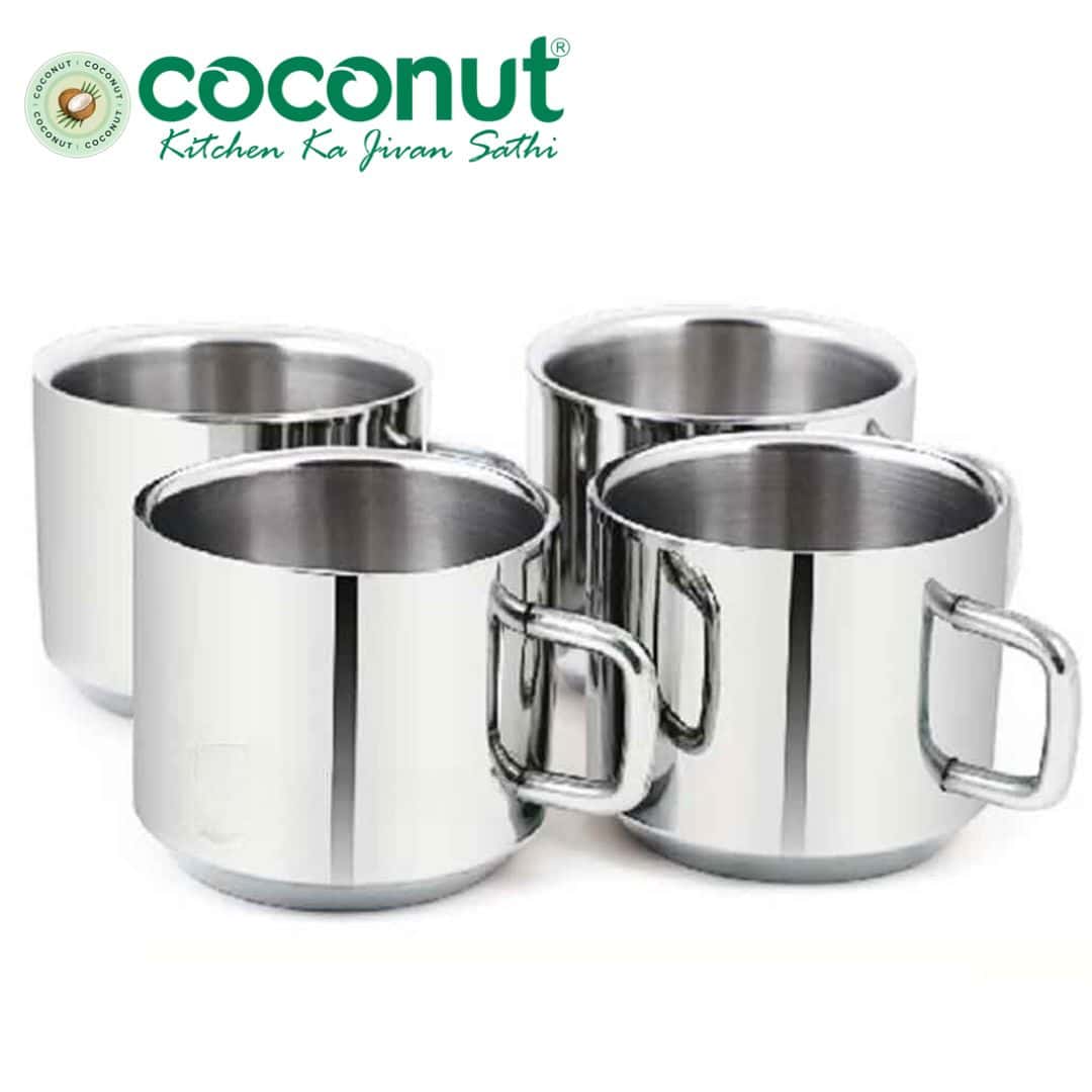 Coconut Cool Trump Coffee Mugs (Pack of 4 Pcs)|Perfect for Coffee Lovers in bulk from India — Ant Mascot