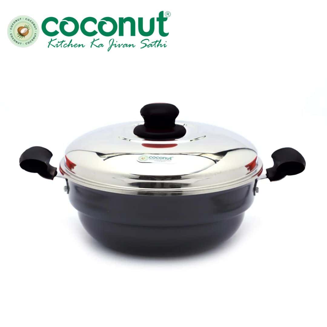Coconut Kadai Non-Stick|Easy Cooking and Cleanup in bulk from India — Ant Mascot