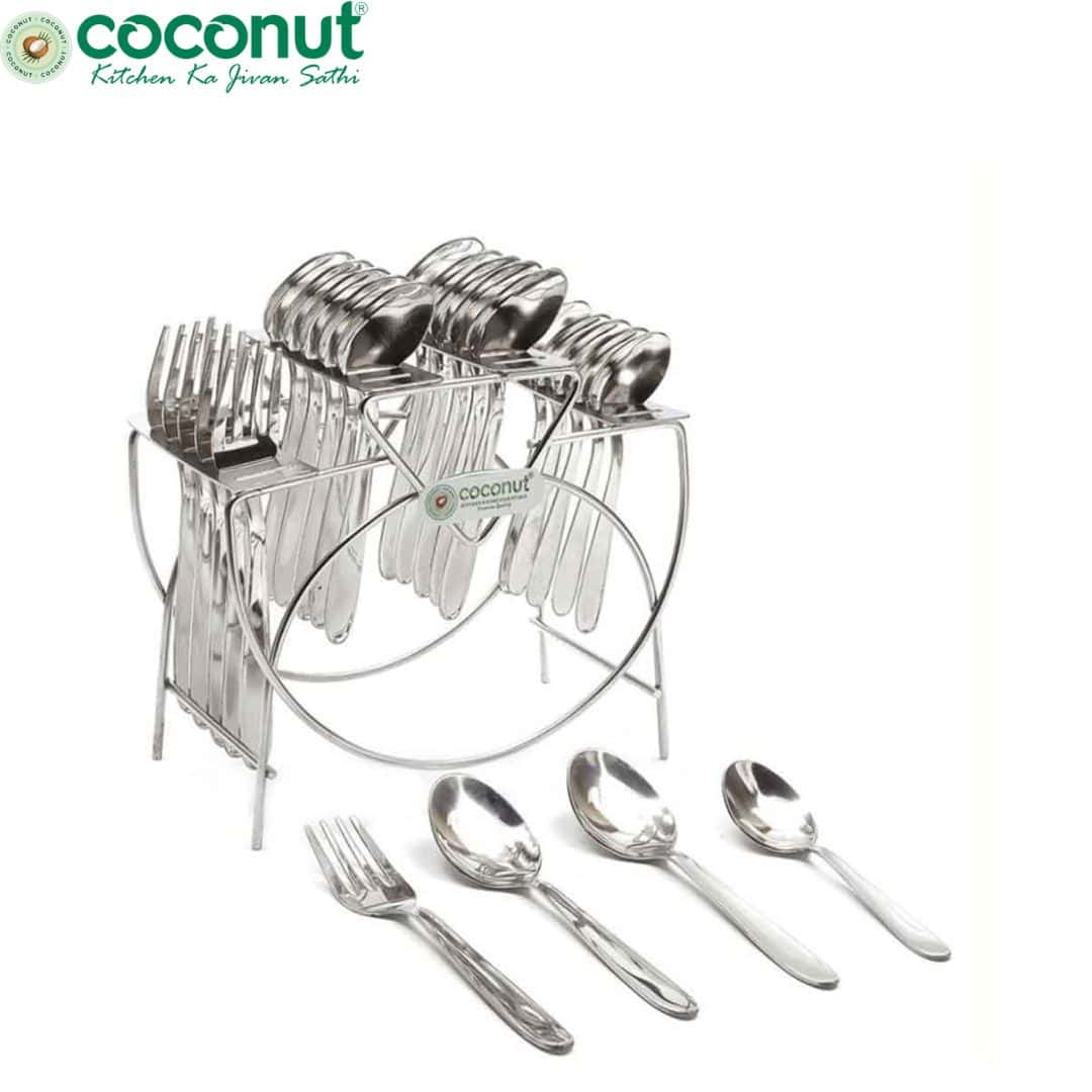 Coconut Super Joyce Cutlery Set - 24 Pcs|Complete Dining Experience in bulk from India — Ant Mascot