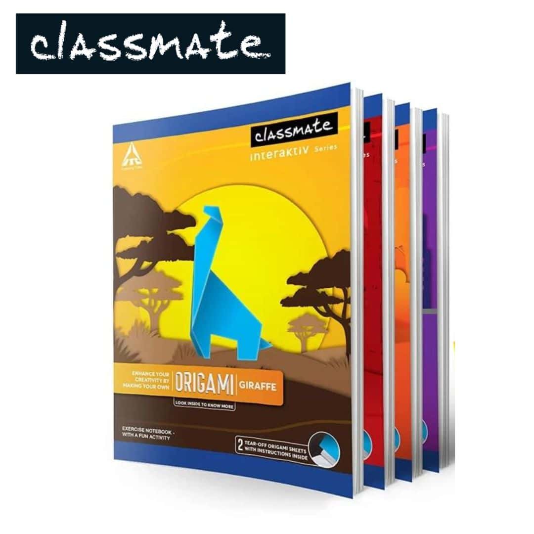 Classmate Soft Bounded Four Line Note Book 172Pg (190X155mm) in bulk from India — Ant Mascot