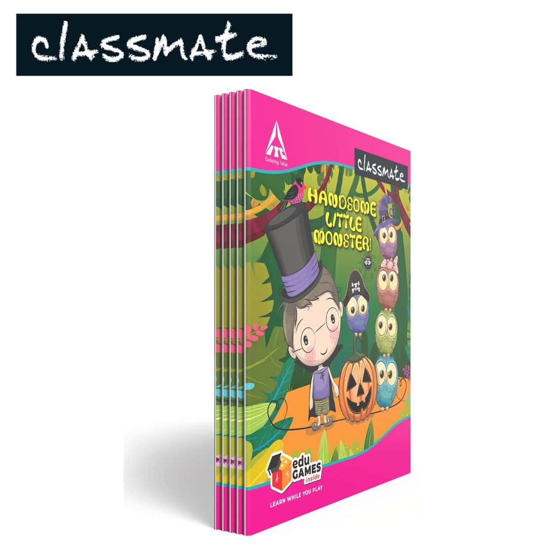 Classmate Soft Bounded Unruled Note Book 128Pg (210X170mm) in bulk from India — Ant Mascot