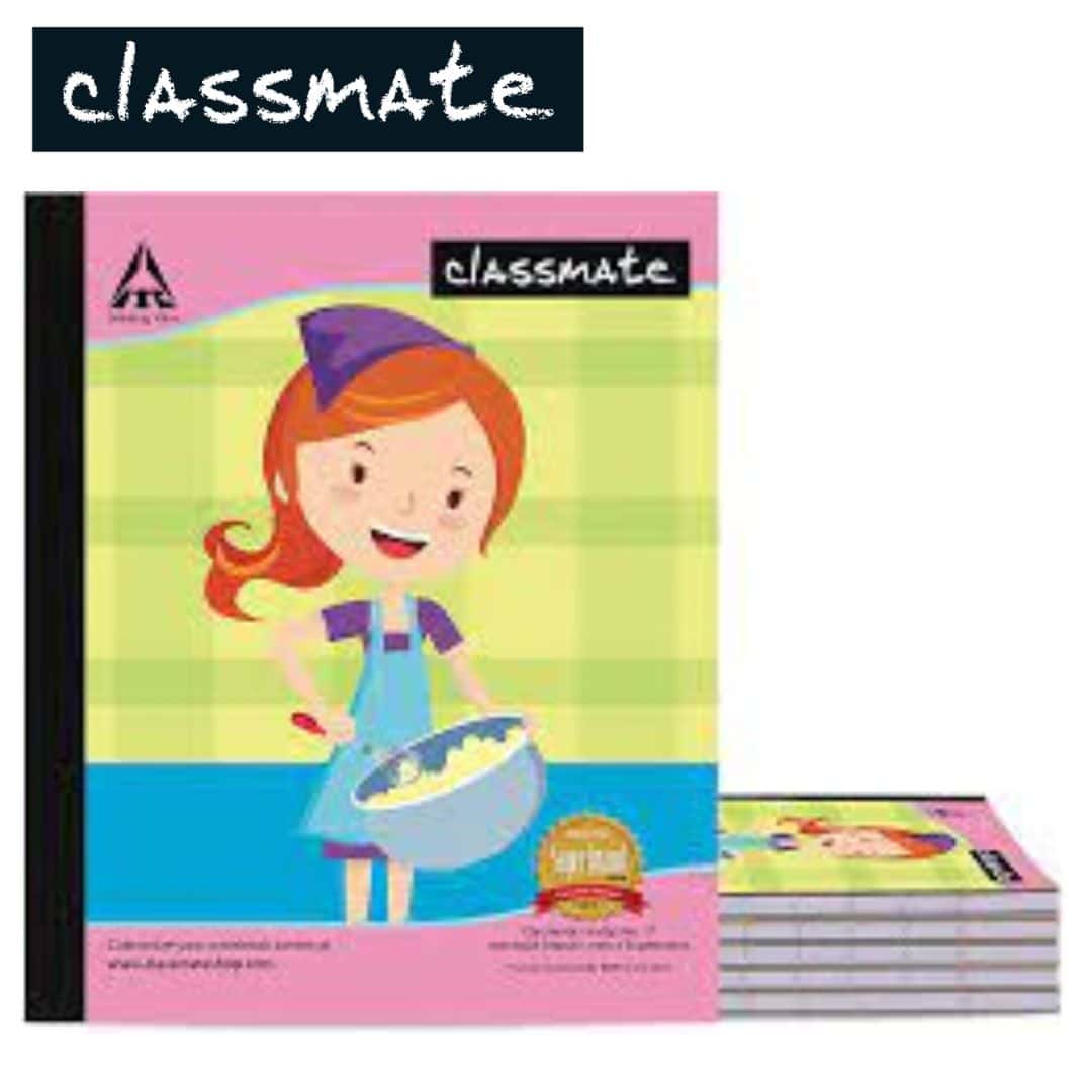 Classmate Soft Bounded Single Line Note Book 172Pg (190X155mm) in bulk from India — Ant Mascot