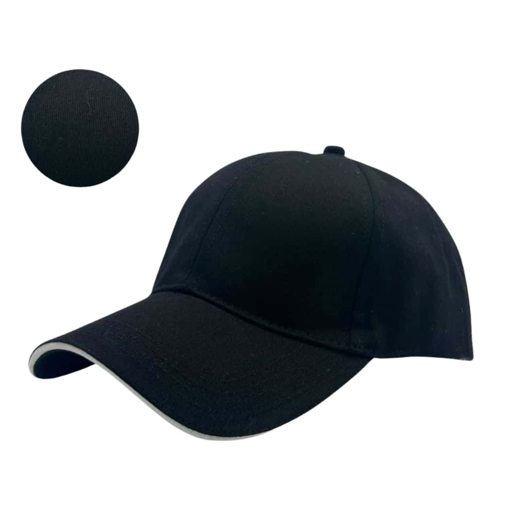 Scott Cotton Twill Cap - Black in bulk from India — Ant Mascot