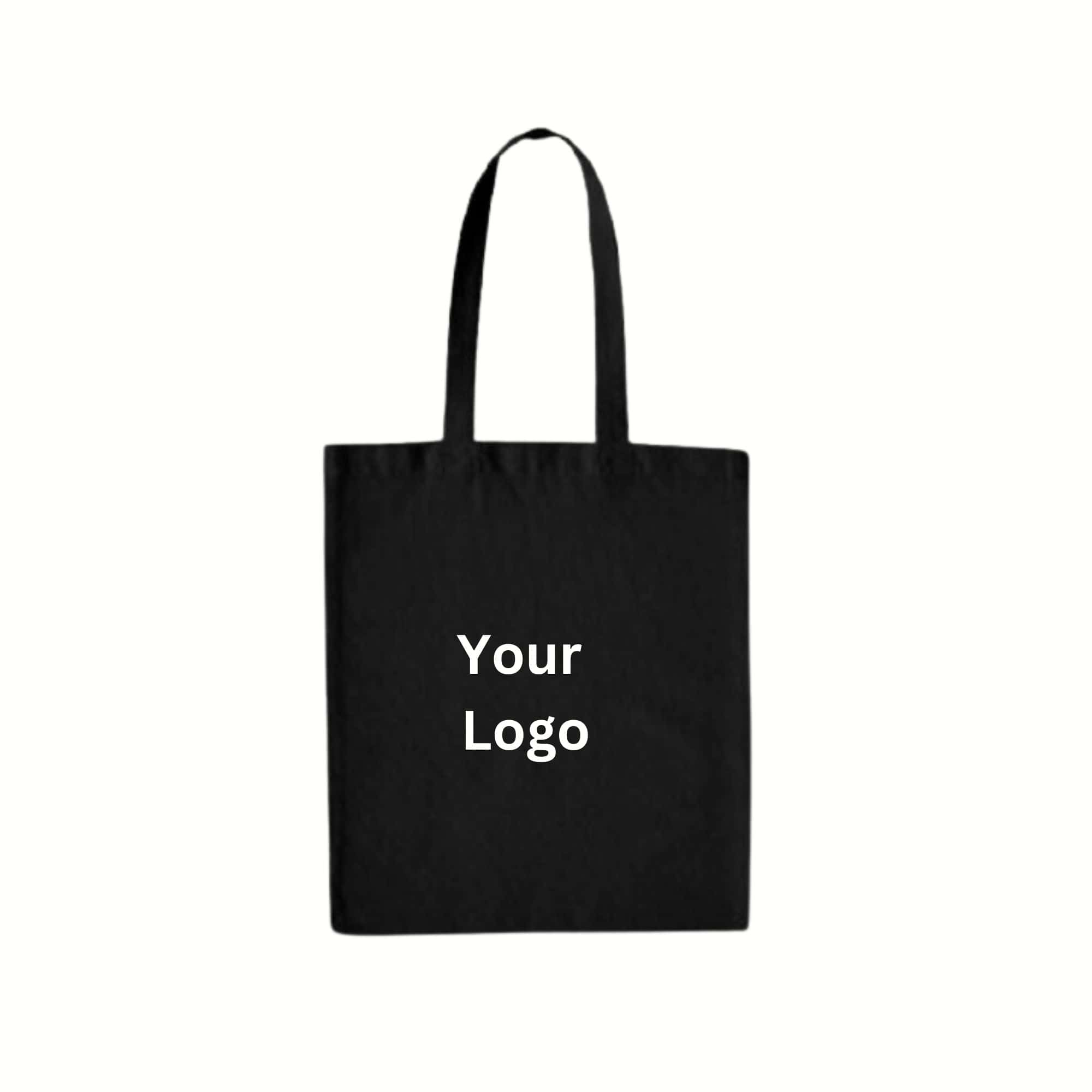 Cotton Tote Bag Black in bulk from India — Ant Mascot