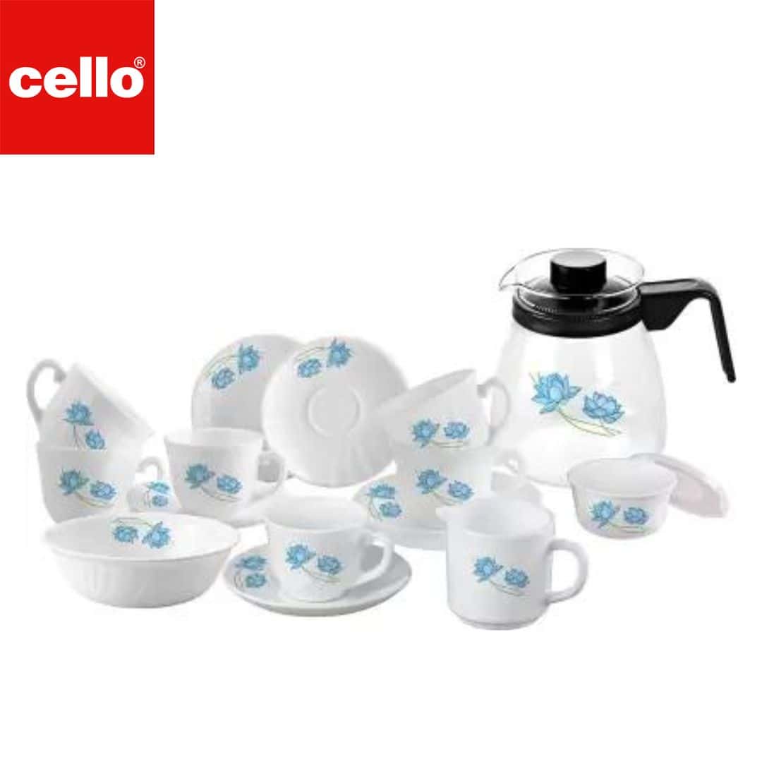 Cello Imp High Tea Set 17 Pc - Neelkamal in bulk from India — Ant Mascot