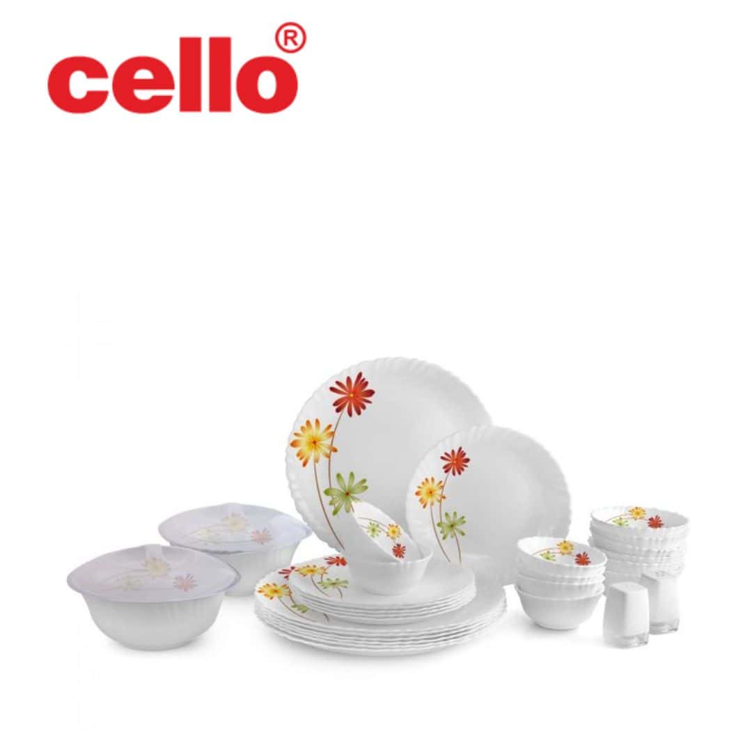 Cello Dazzle Dinner Set 31 Pcs - Margarita in bulk from India — Ant Mascot