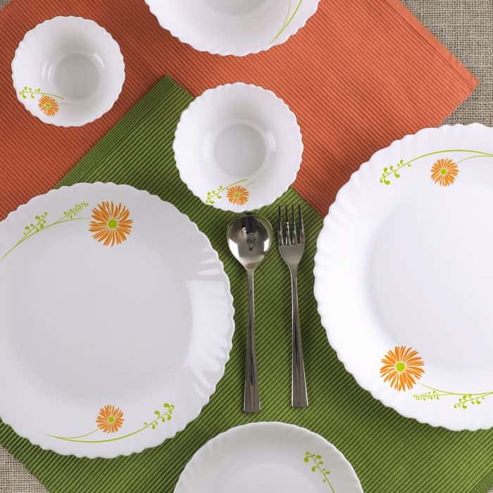 Cello Dazzle Dinner Set 5 Pcs - Livid Lilac in bulk from India — Ant Mascot