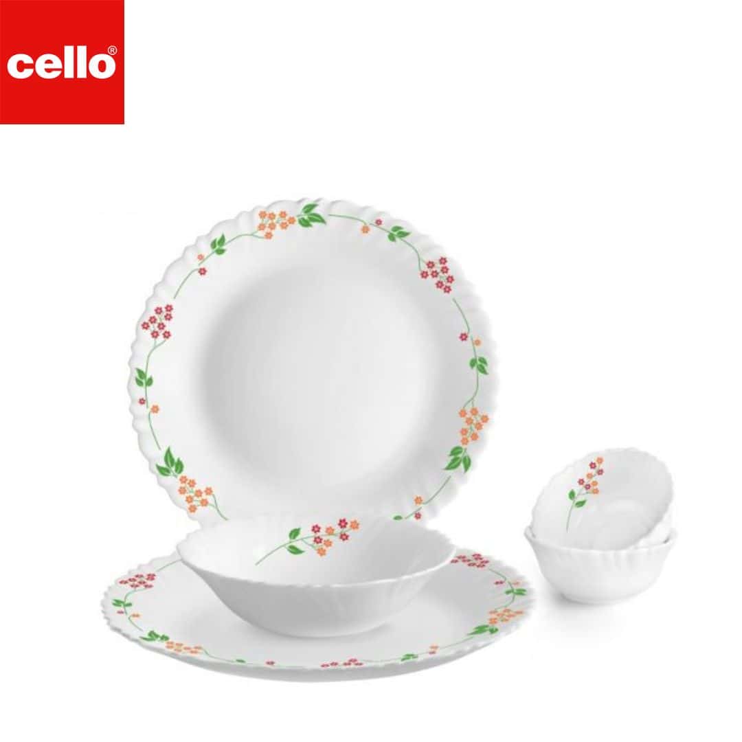 Cello Dazzle Dinner Set 5 Pcs - Secret Garden in bulk from India — Ant Mascot