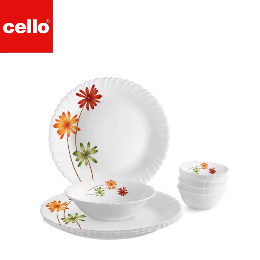 Cello Dazzle Dinner Set 9 Pcs - Margarita in bulk from India — Ant Mascot