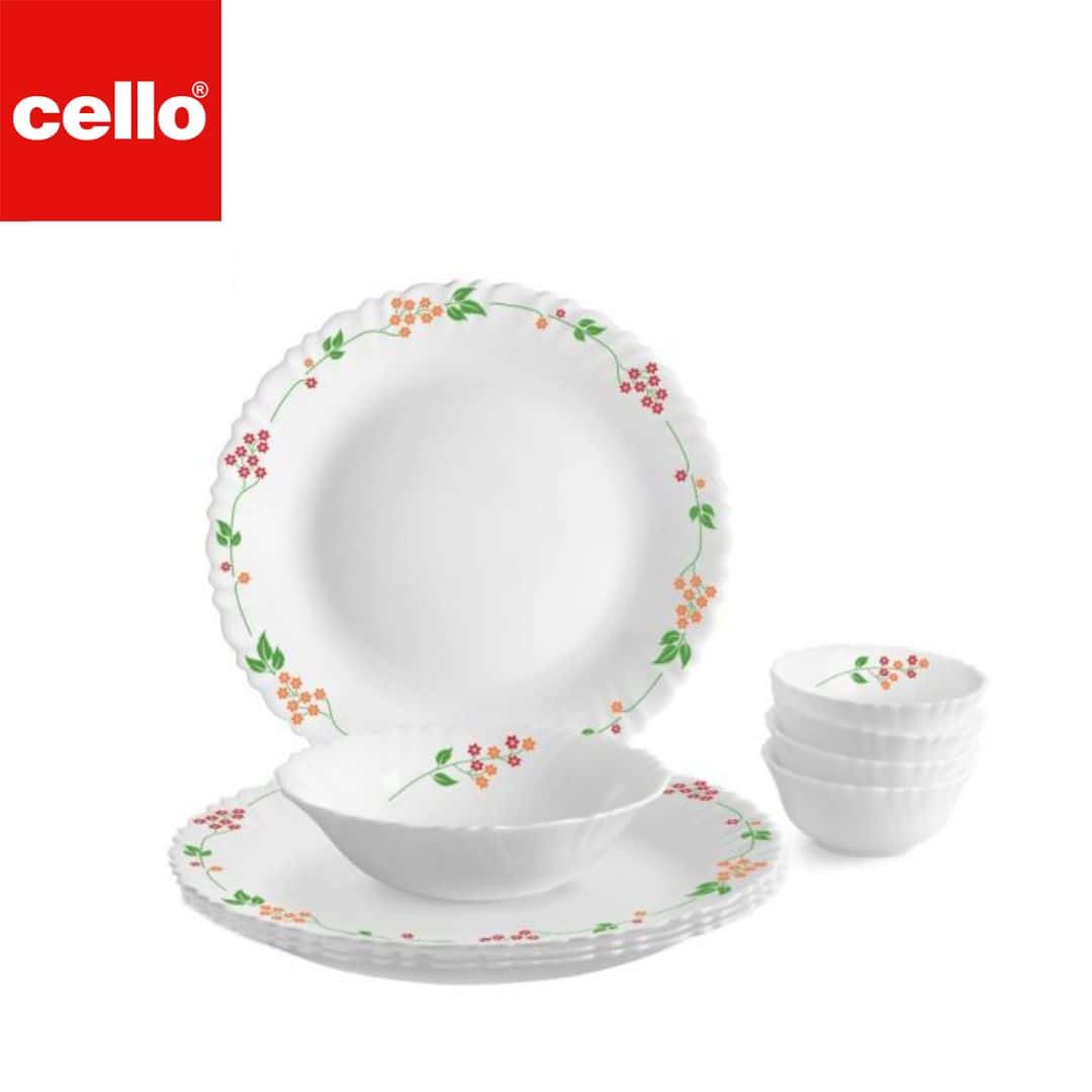 Cello Dazzle Dinner Set 9 Pcs - Secret Garden in bulk from India — Ant Mascot