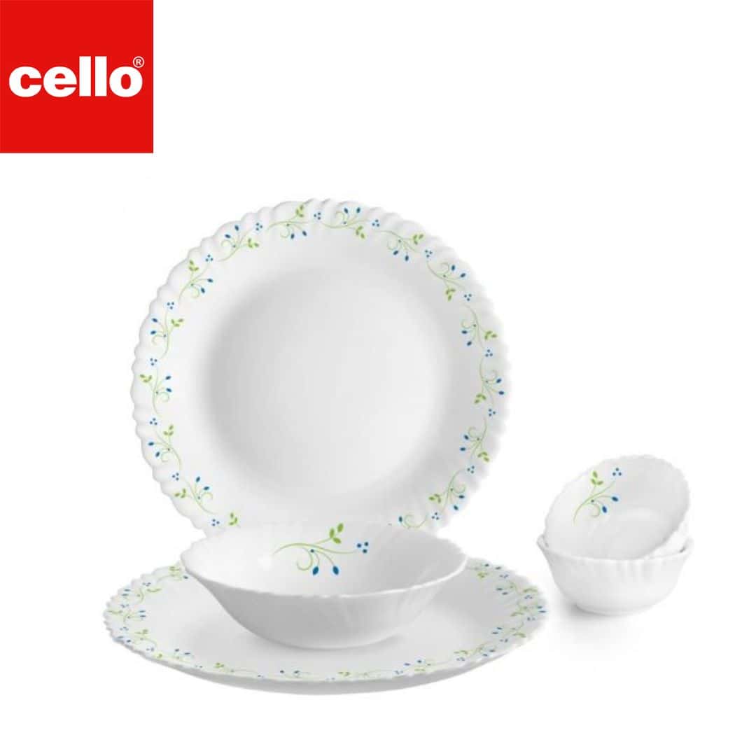 Cello Dazzle Dinner Set 9 Pcs - Tropical Lagon in bulk from India — Ant Mascot