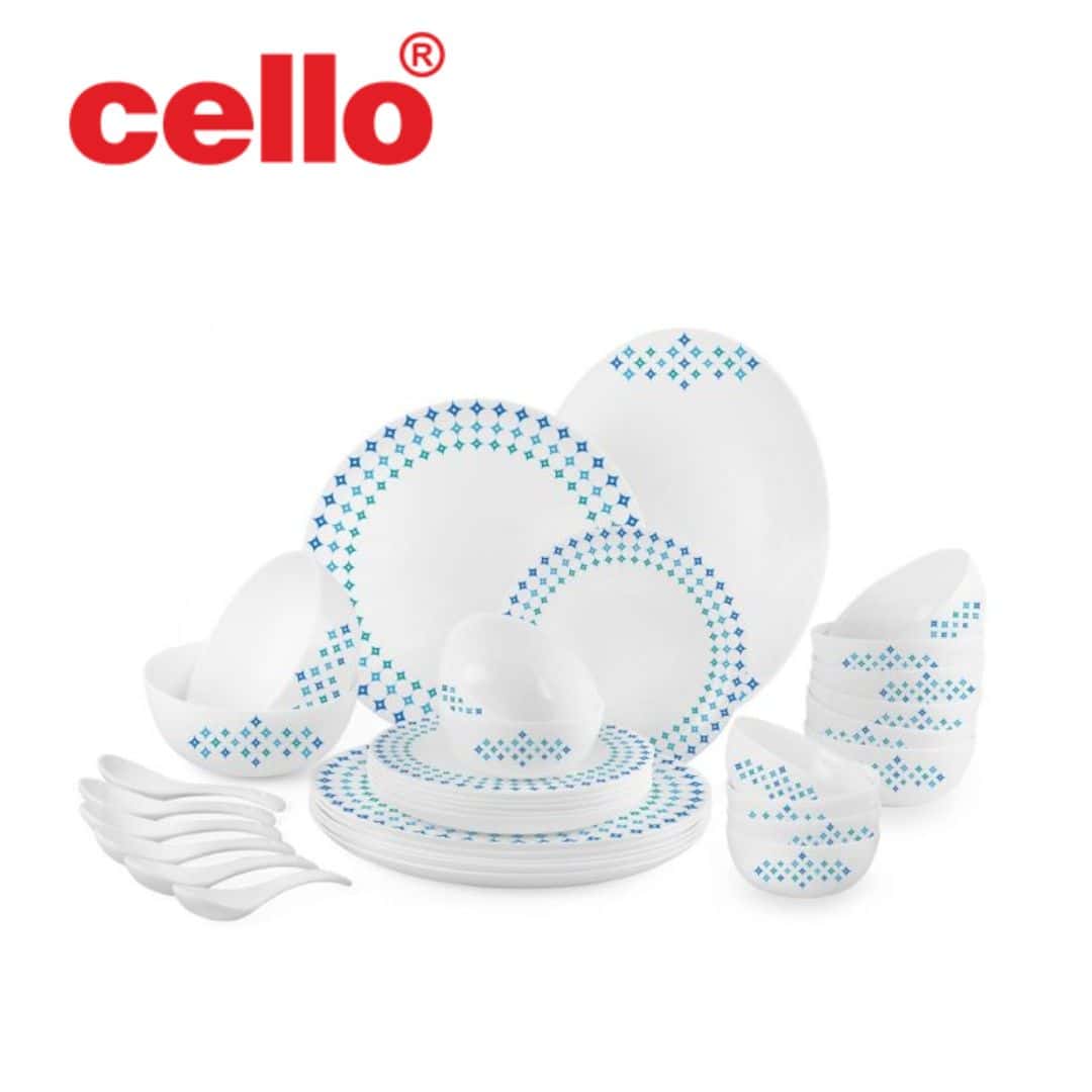 Cello Royale Ds 33 Pcs - Cool Star: Sleek and Trendy Dinnerware Set for Modern Dining Experience. in bulk from India — Ant Mascot