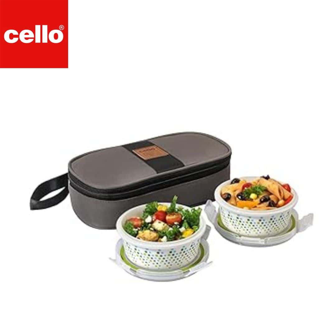 Cello Lunch Box W Jacket 2Pc - Bubble Drop in bulk from India — Ant Mascot