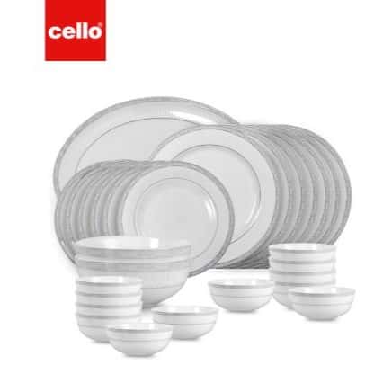 Elevate Your Dining Experience with Cello Feather Ds 27Pc - Grace Dinnerware Set: Elegant Design and Superior Quality in bulk from India — Ant Mascot
