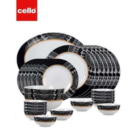 Experience Amazement with Cello Feather Ds 27Pc - Amaze Dinnerware Set: Spectacular Design and Unmatched Quality in bulk from India — Ant Mascot