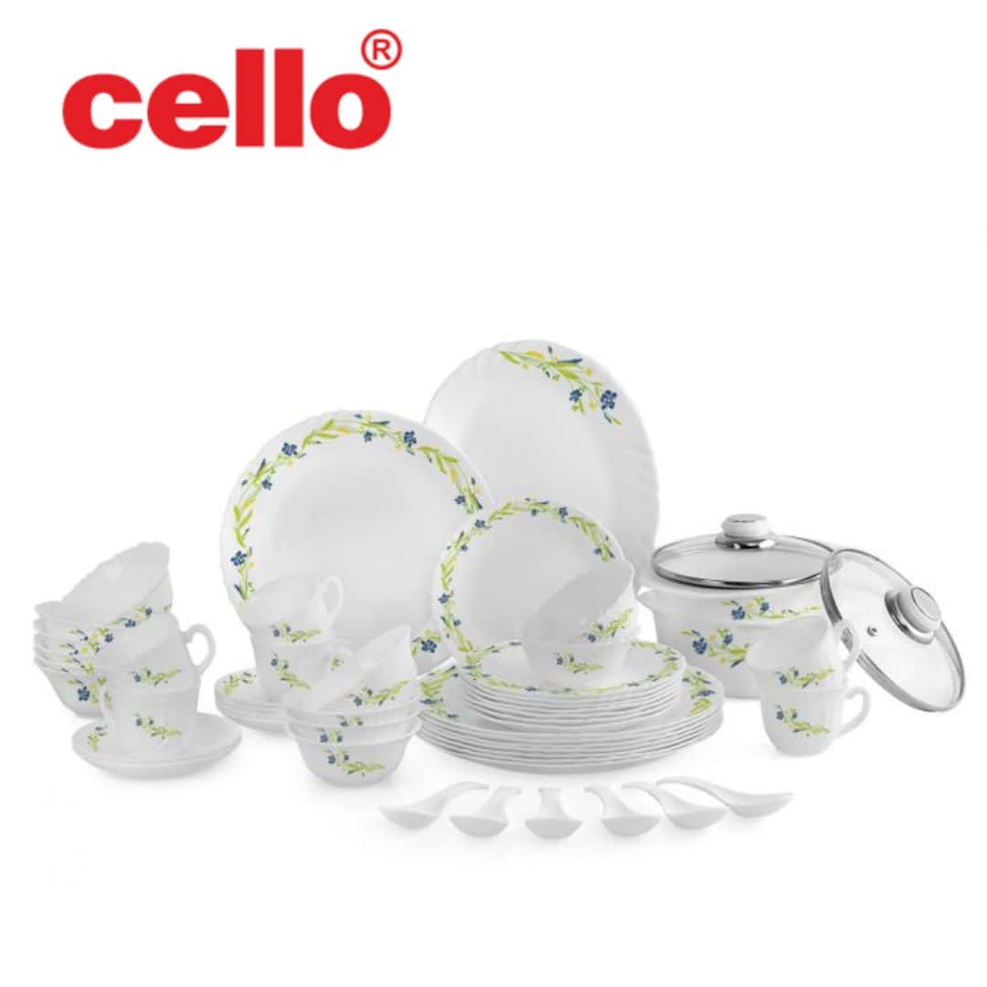 Cello Imperial Ds 45 Pcs Cssrl - Amazon Creper: Stylish and Versatile Dinnerware Set in bulk from India — Ant Mascot