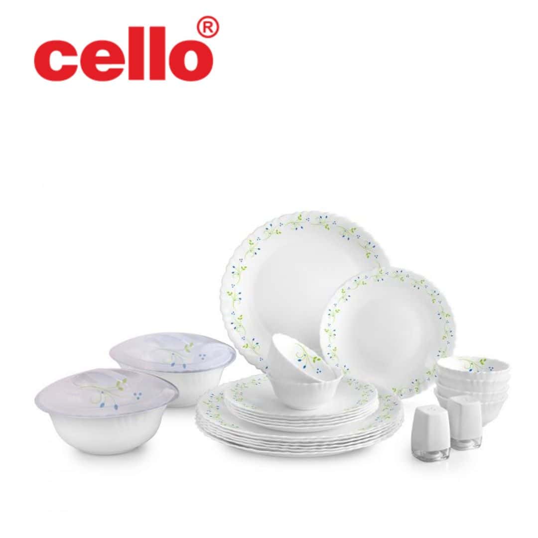 Cello Dazzle Dinner Set 29 Pcs - Tropicl Lagon in bulk from India — Ant Mascot