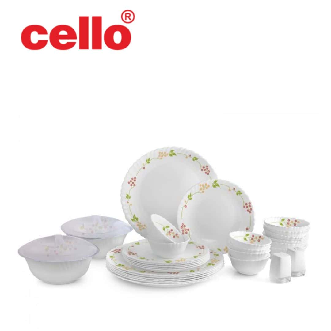Cello Dazzle Dinner Set 31 Pcs - Secret Garden in bulk from India — Ant Mascot