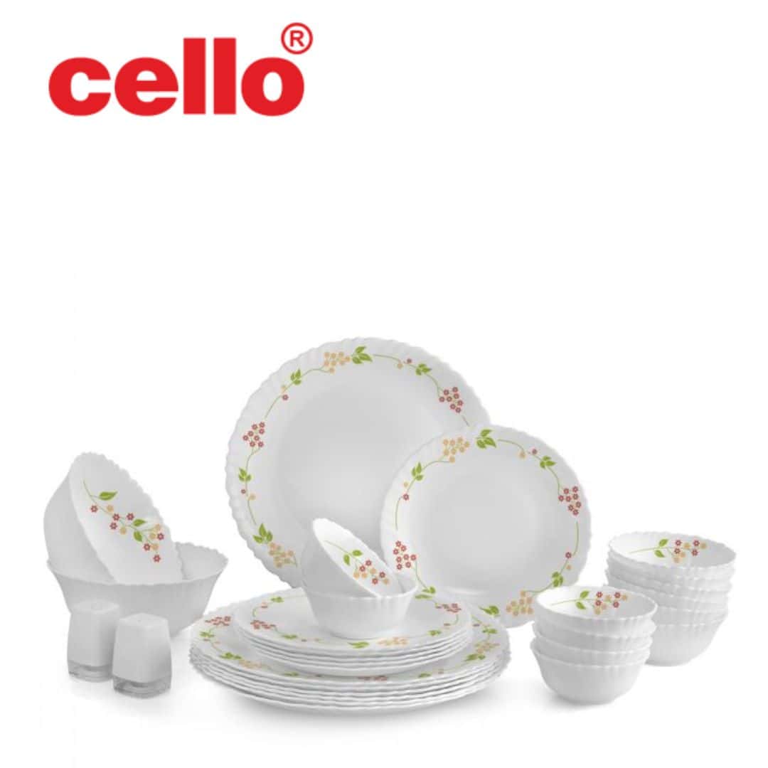 Cello Dazzle Dinner Set 29 Pcs - Secret Garden in bulk from India — Ant Mascot