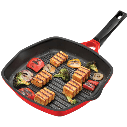 Hawkin Grill Pan 30 cm with Glass Lid in bulk from India — Ant Mascot