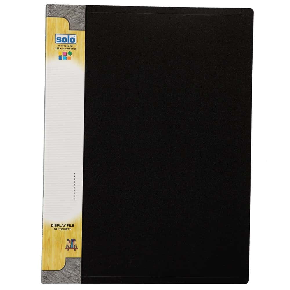 Solo Display File - A4 10 Pockets in bulk from India — Ant Mascot