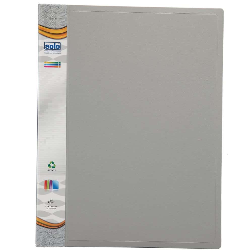 Solo Display File - A4 40 Pockets in bulk from India — Ant Mascot