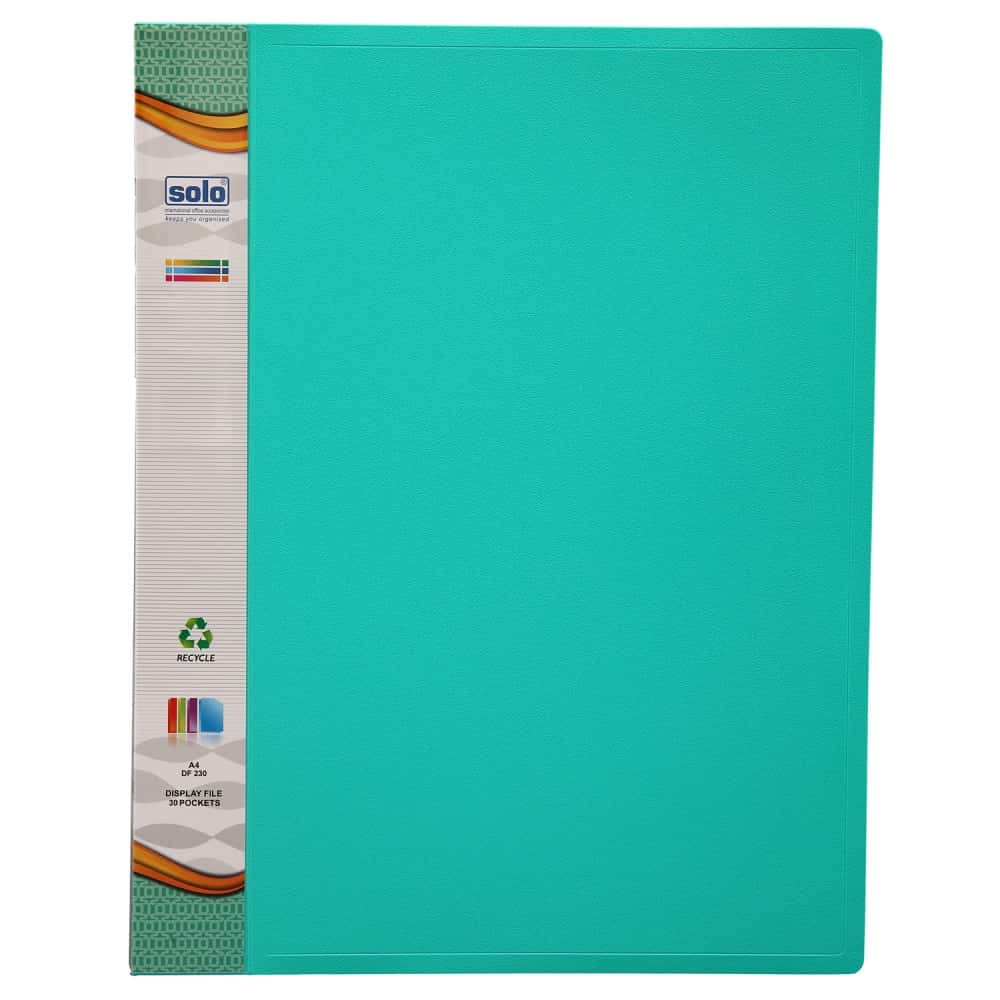 Solo Display File - A4 30 Pockets in bulk from India — Ant Mascot