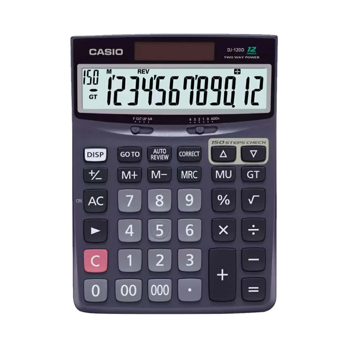 Casio DJ-120D 150 Steps Check & Correct Desktop Bigger Screen Calculator in bulk from India — Ant Mascot