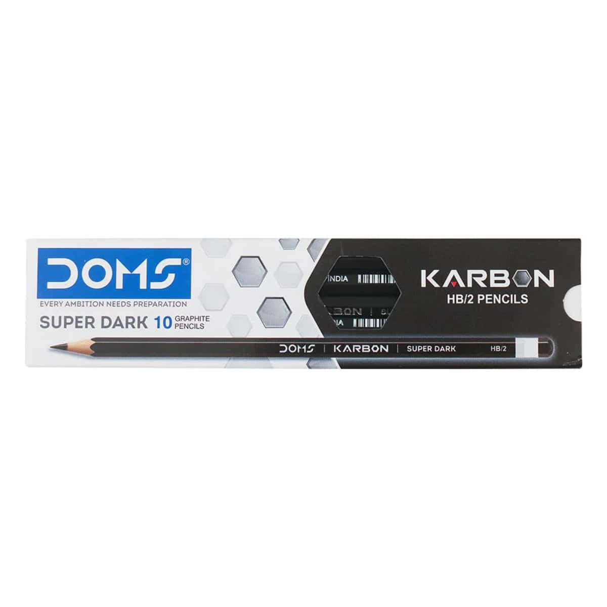 DOMS Karbon Pencil Pack Of 10 in bulk from India — Ant Mascot
