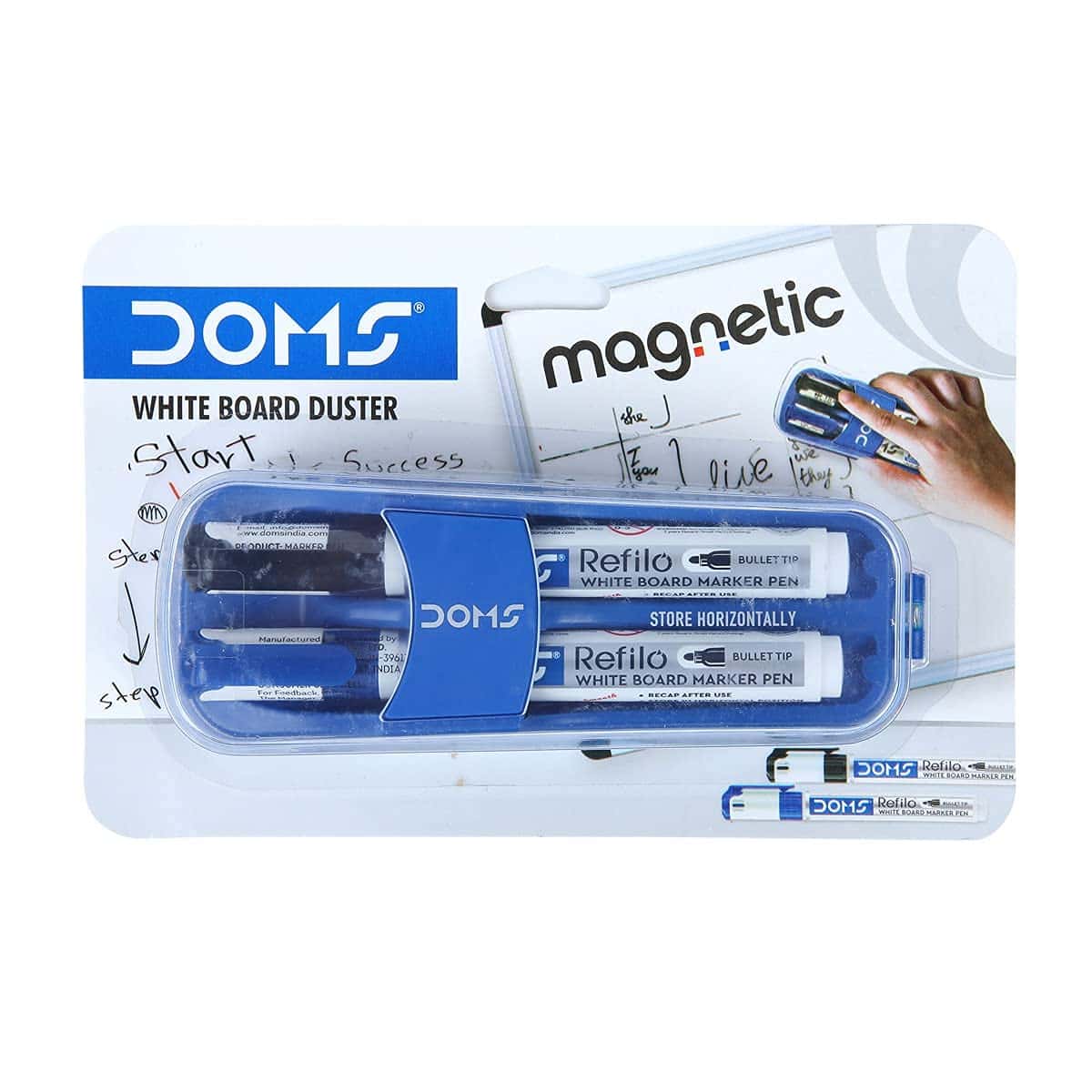 DOMS Magnetic White Board Duster with 2 Markers in bulk from India — Ant Mascot