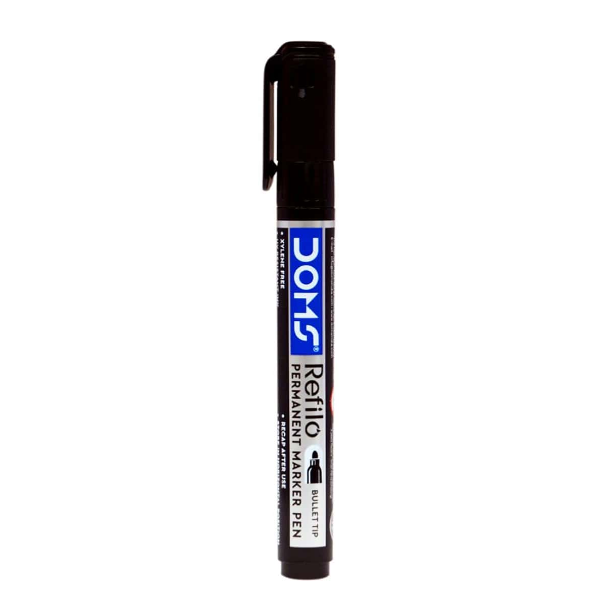 DOMS Permanent Marker-Black Pack Of 10 in bulk from India — Ant Mascot