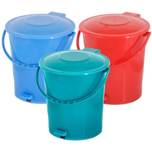 Foot Pedal Round Dust Bin Leg Open Plastic in bulk from India — Ant Mascot