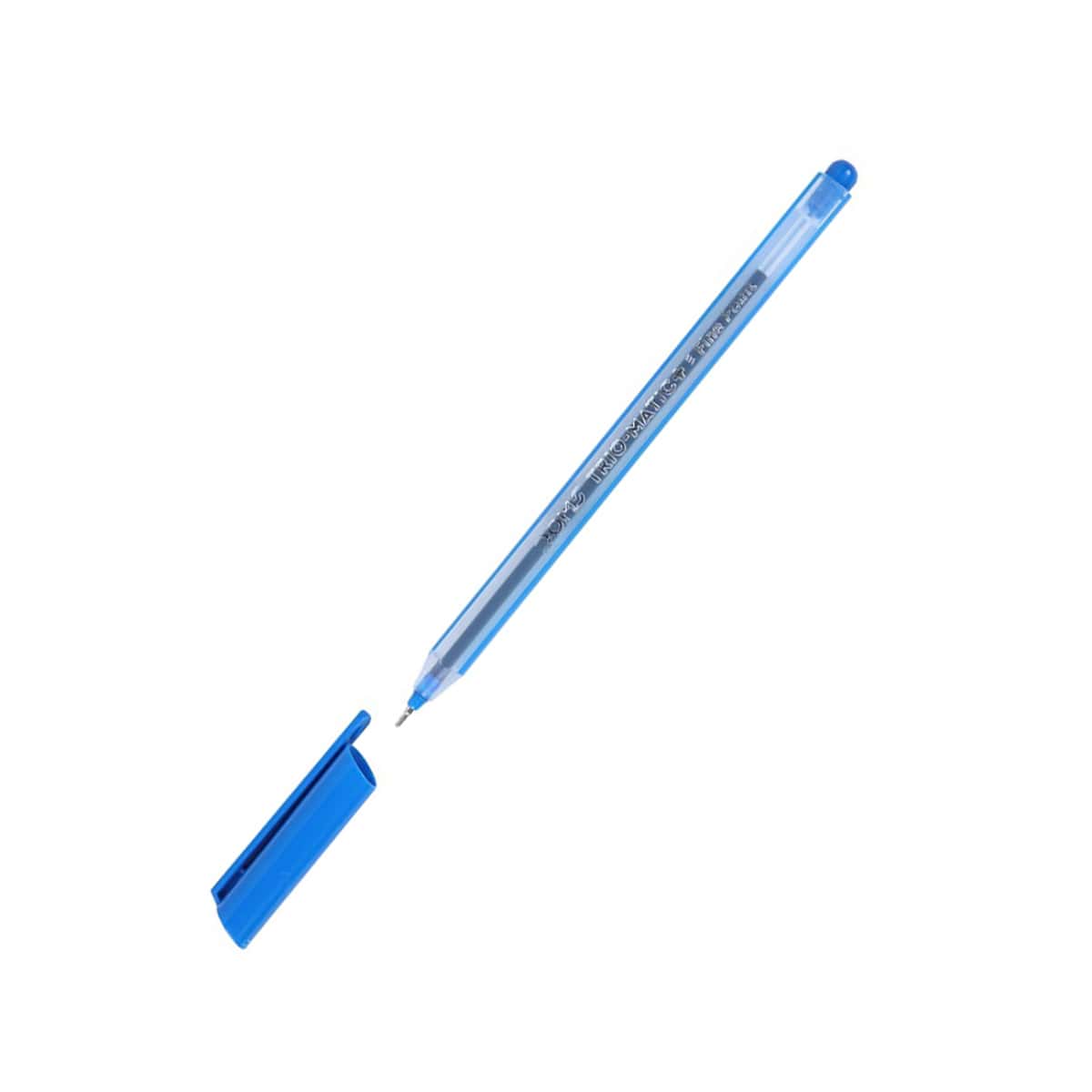 DOMS Trio-Matic Triangular Ball Point Pen Blue Pack Of 10 in bulk from India — Ant Mascot