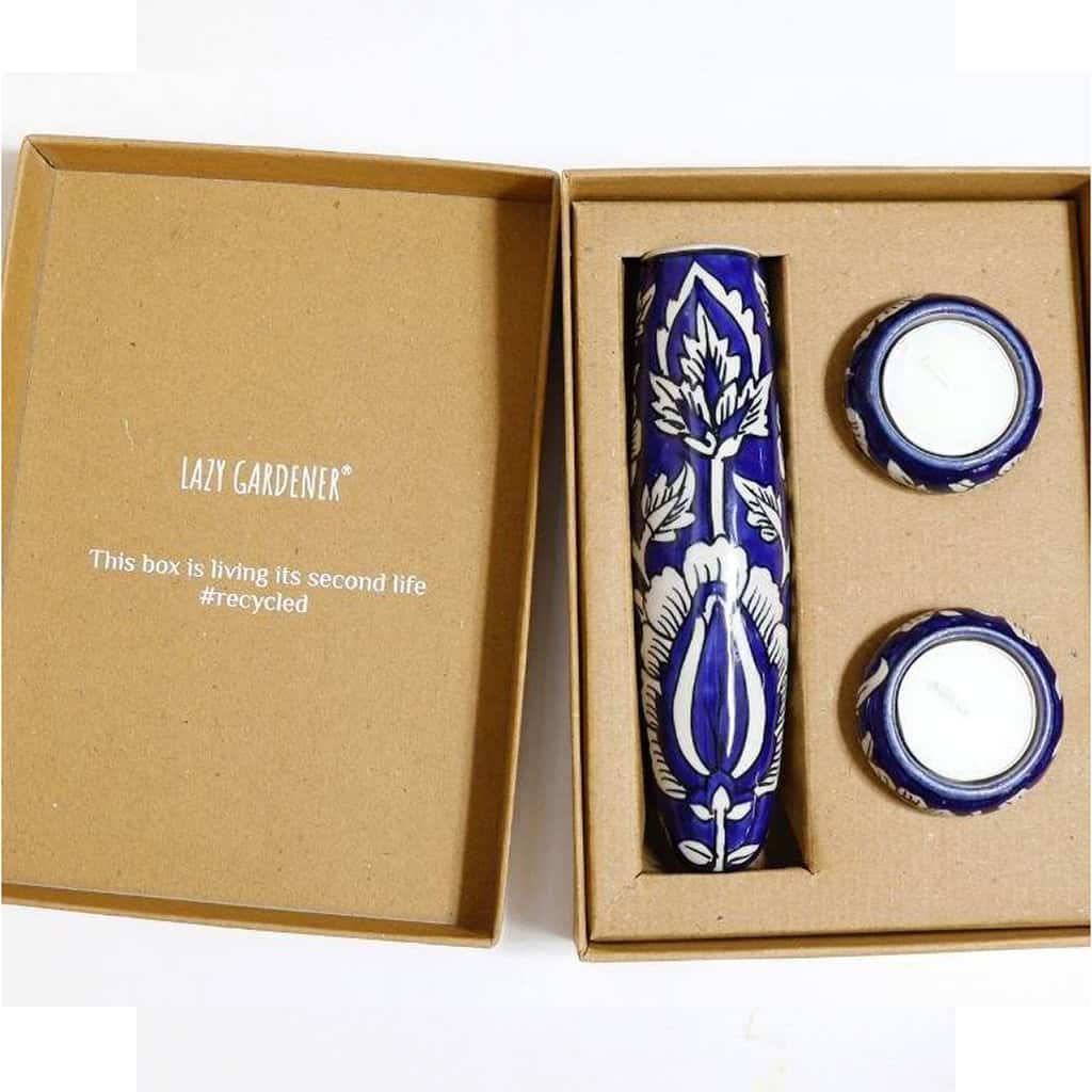 Lazy Gardener Good Gift Box Indigo Mughal in bulk from India — Ant Mascot