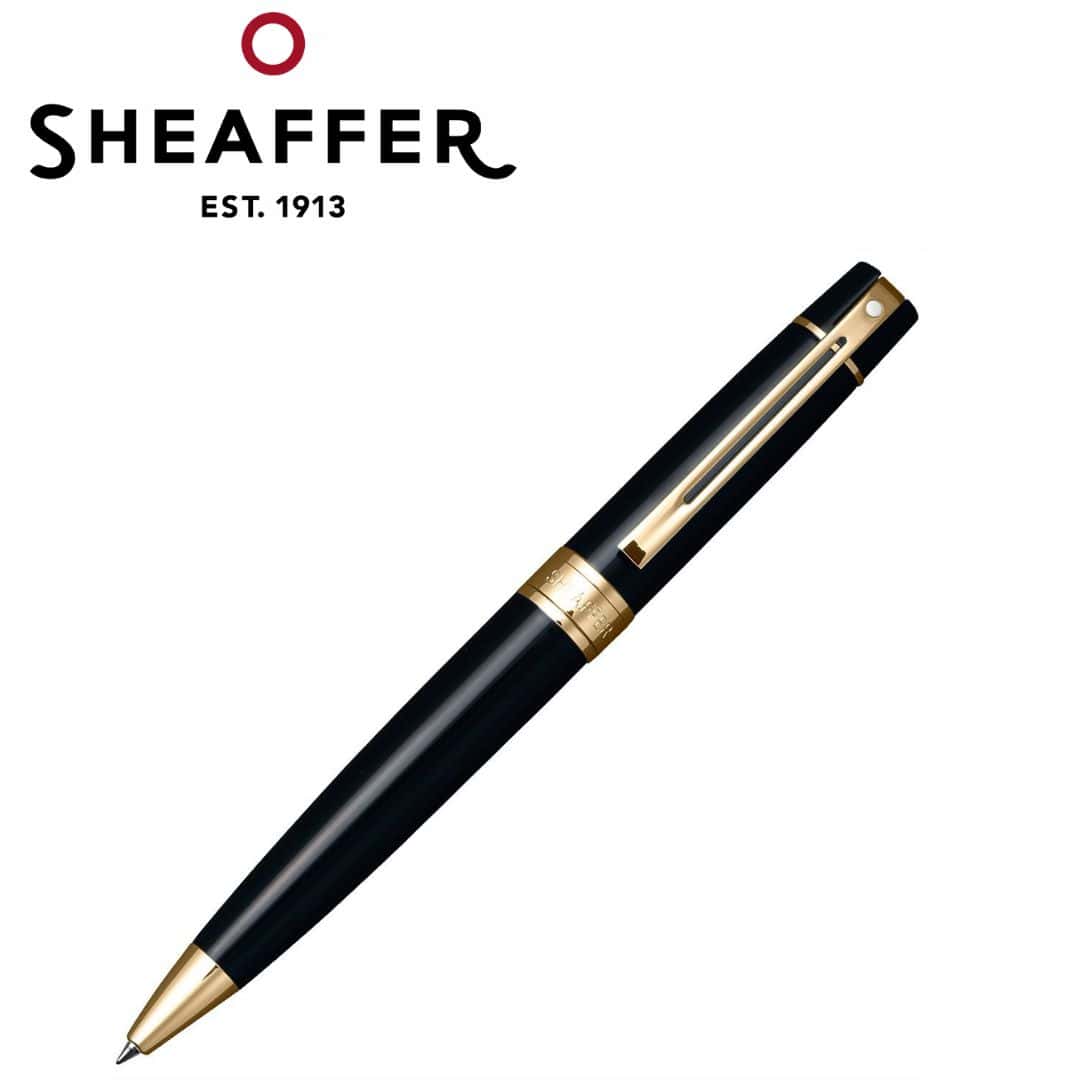 PEN SHEAFFER 300 E9325 GLOSSY BLACK WITH GOLD TONE  TRIM RB in bulk from India — Ant Mascot