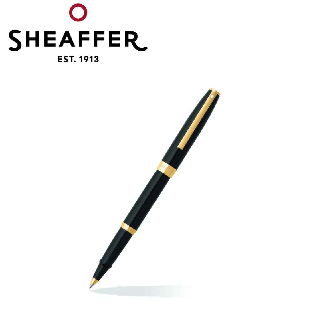 PEN SHEAFFER SAGARIS E9471 GLOSS BLACK WITH GOLD TONE TRIMS RB in bulk from India — Ant Mascot