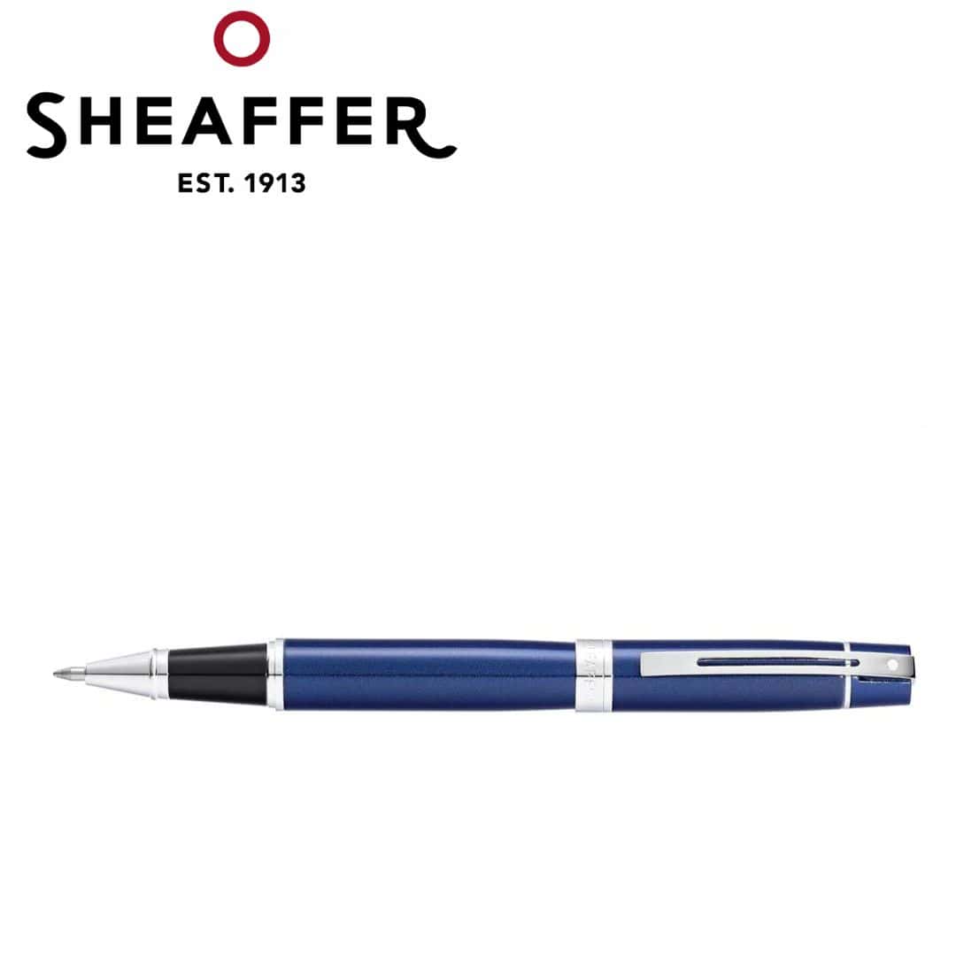 PEN SHEAFFER 300 E9341 GLOSSY BLUE WITH CHROME TRIM BP in bulk from India — Ant Mascot