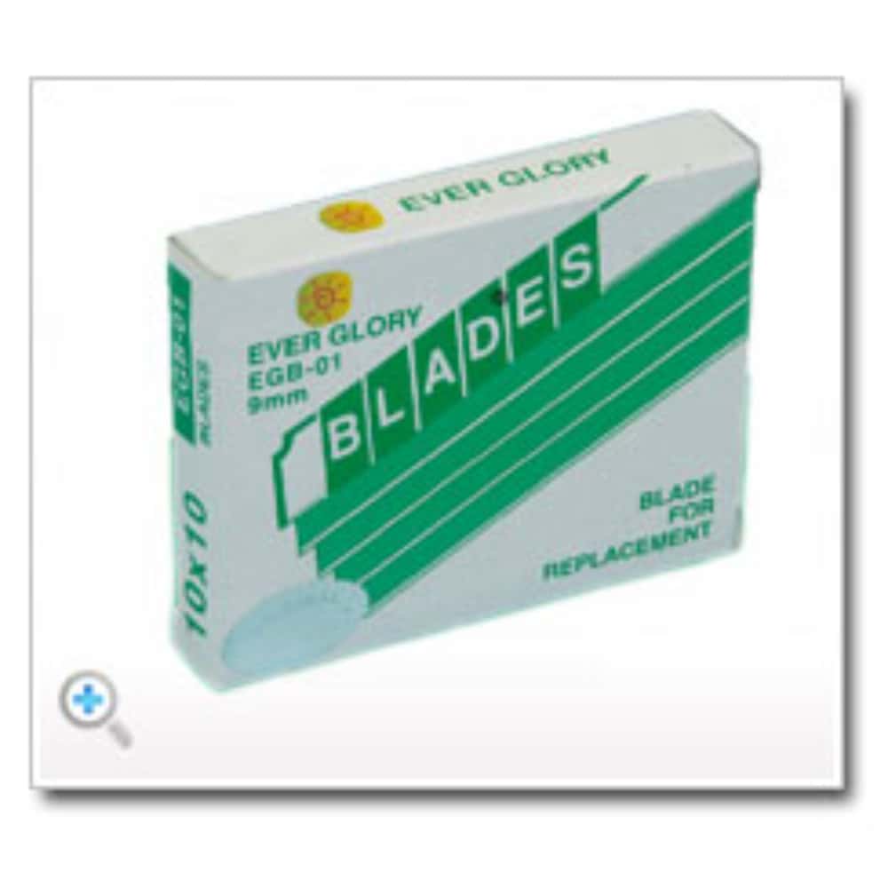 Bambalio 9 mm EVER GLORY THICK Blade 10 Pcs Per Tube in bulk from India — Ant Mascot