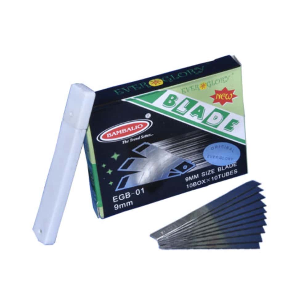 Bambalio 9 mm EVER GLORY Blade Premium 10 Pcs Per Tube in bulk from India — Ant Mascot