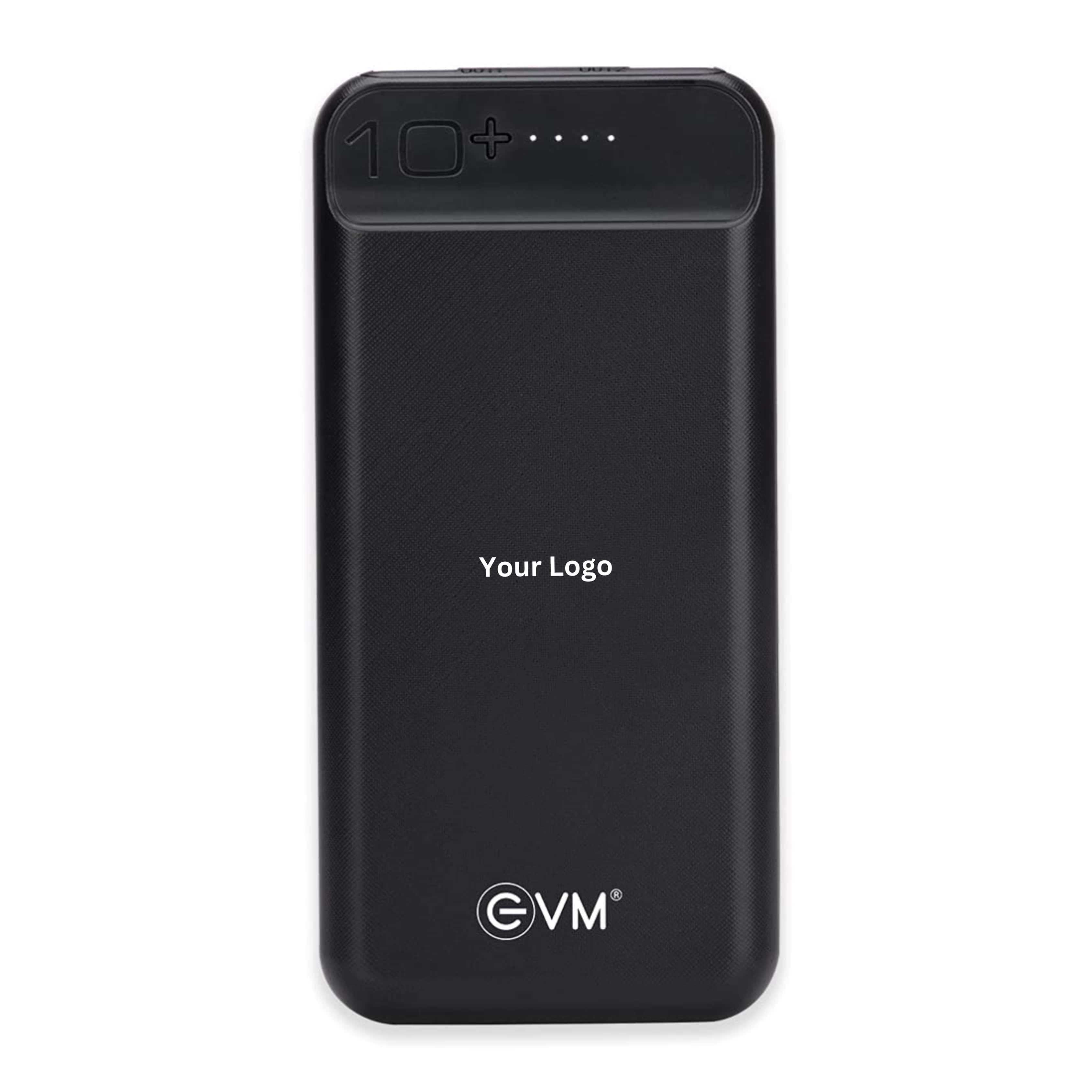 EVM Encharge Power Bank 10000mAh - Compact Power with Dual USB Output Ports in bulk from India — Ant Mascot