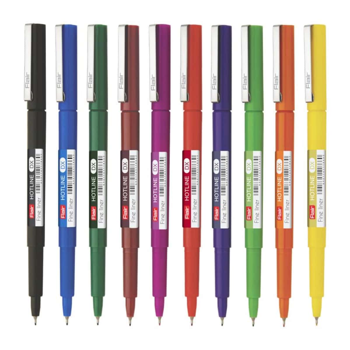 Flair Hotline Dx Fineliner Pen Set Of 10 in bulk from India — Ant Mascot